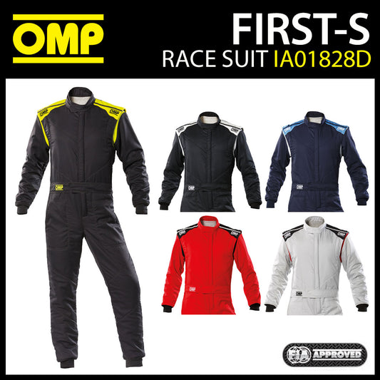 OMP First-S Race Suit Entry Level Clubman Amateur Fireproof FIA 8856-2018 Spec