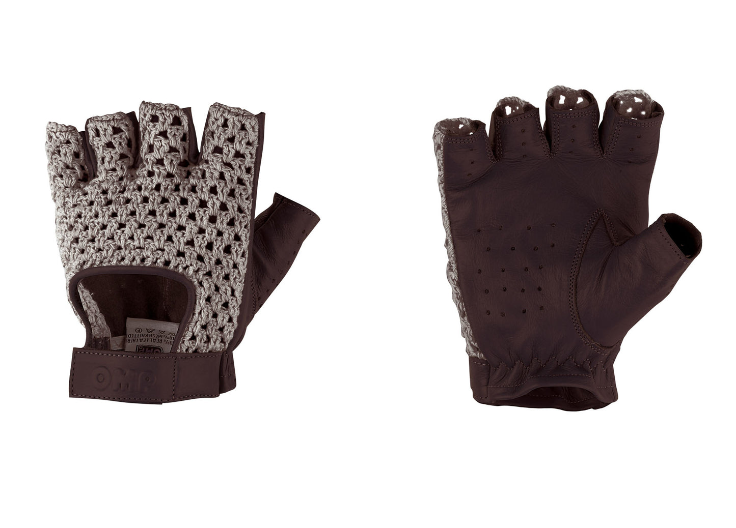 OMP Tazio Vintage Classic Driving Gloves Retro Short Style Leather in 4 Sizes