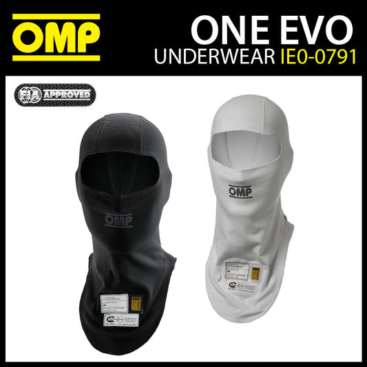 OMP One Evo Balaclava Professional Fireproof Underwear FIA 8856-2018 Approved
