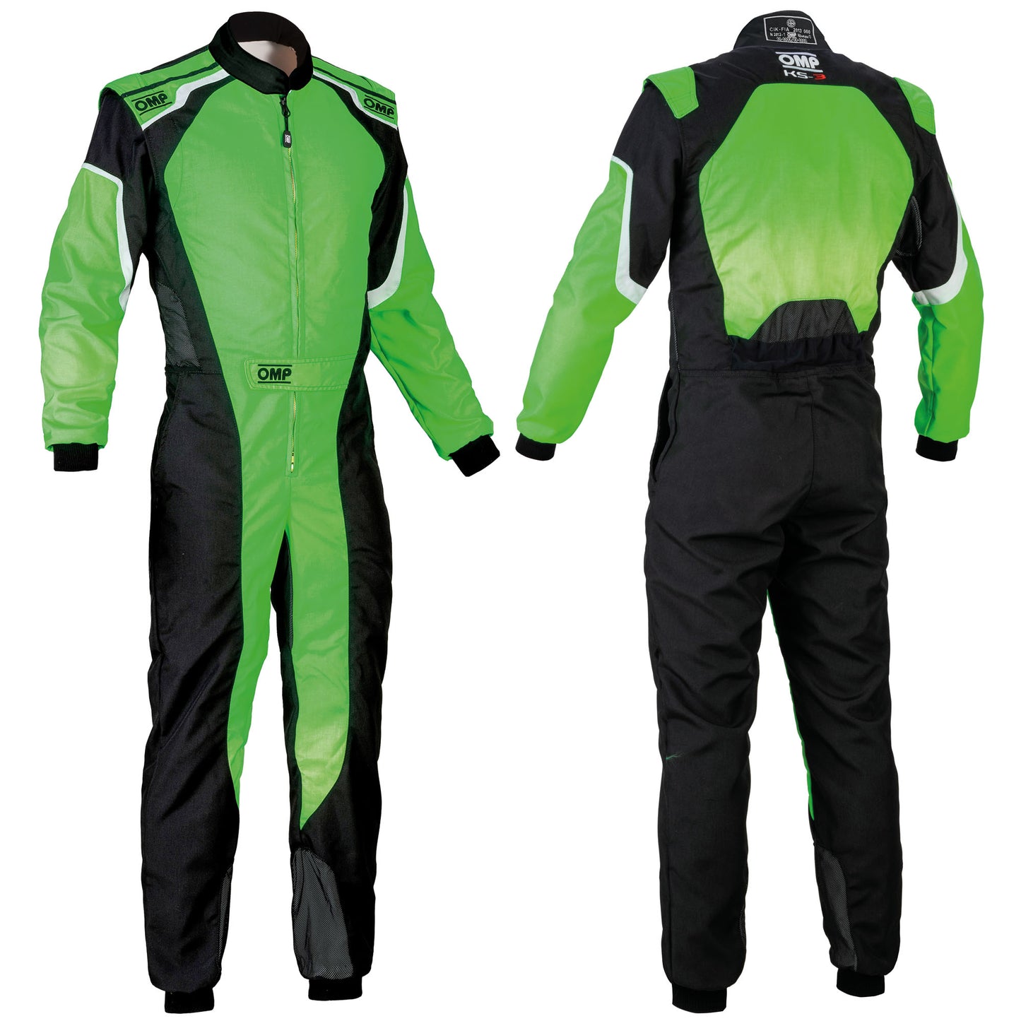 OMP KS3 Adult Kart Suit Go-Karting CIK-FIA Level 2 Approved in 7 Colour Designs