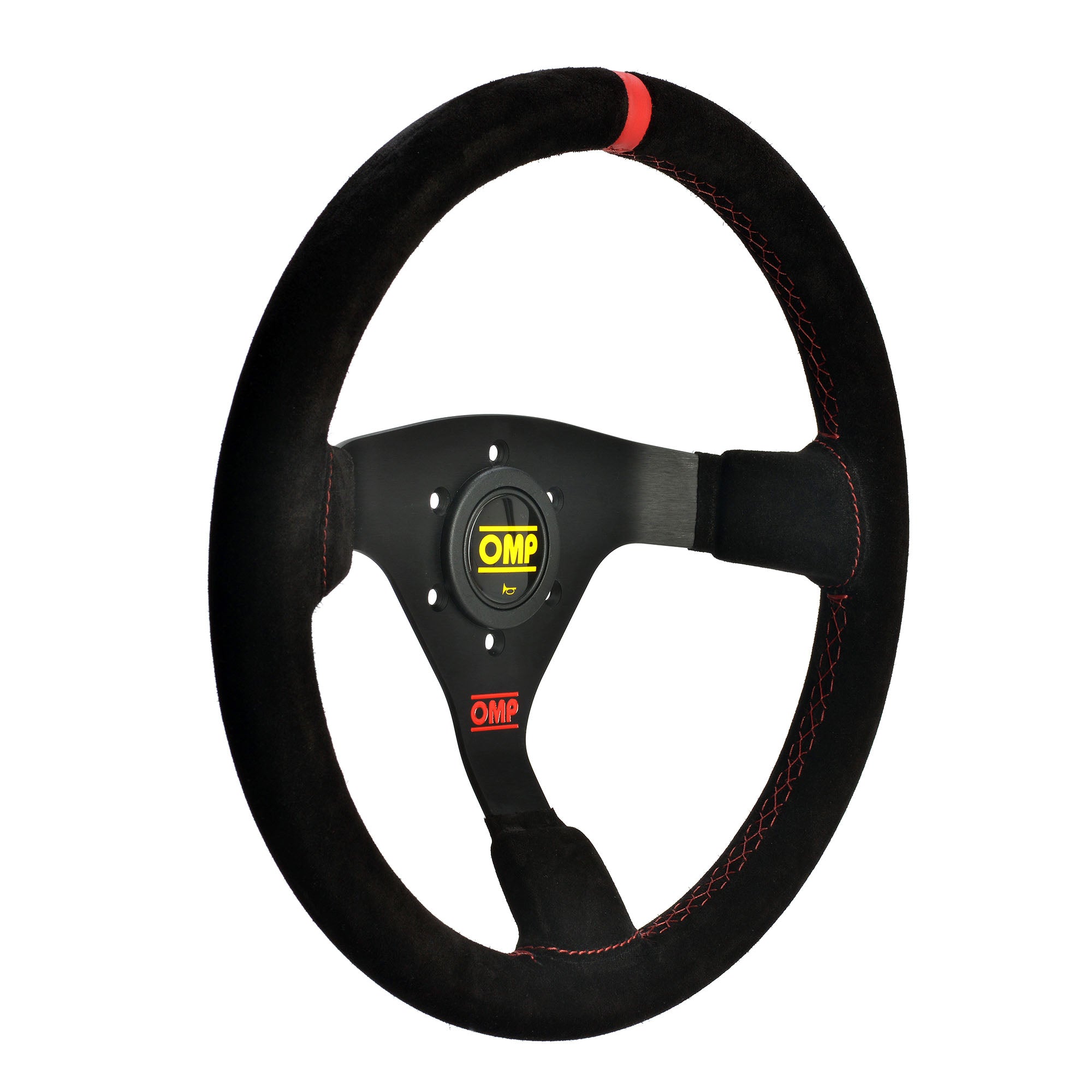 SPECIAL EDITION OMP WRC STEERING WHEEL MID-DEPTH 350mm SUEDE LEATHER R ...