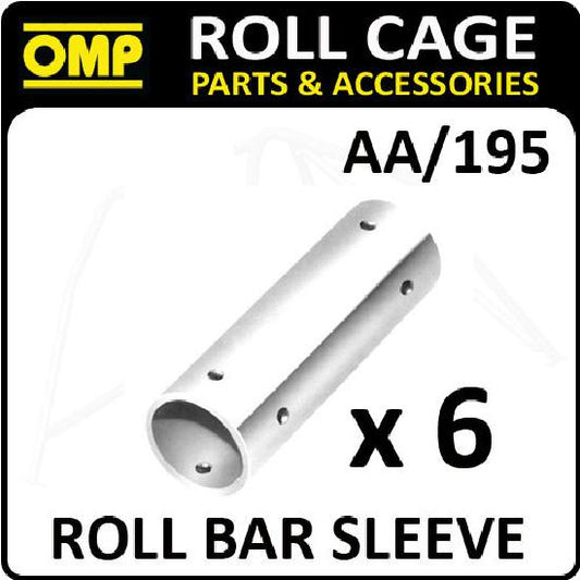 AA/195 OMP ROLL CAGE SLEEVE CONNECTION TUBE PACK (x6) FIA APPROVED RACE/RALLY