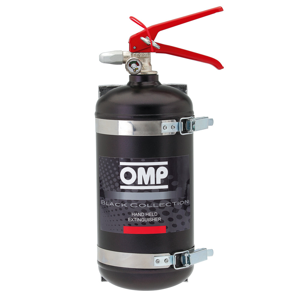 CAB/319 OMP Racing Hand Held Fire Extinguisher Steel 130mm 2 Litres Ecolife