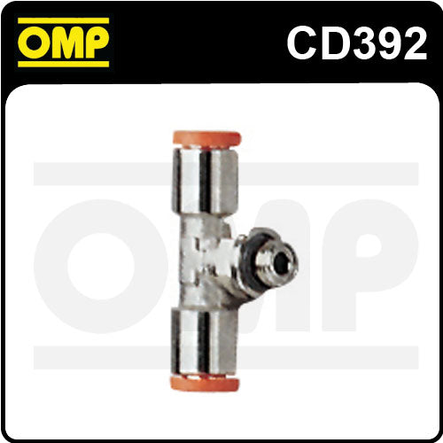 CD/392 OMP RACING FIRE EXTINGUISHER CONNECTION PIECE 1/8" T SHAPE
