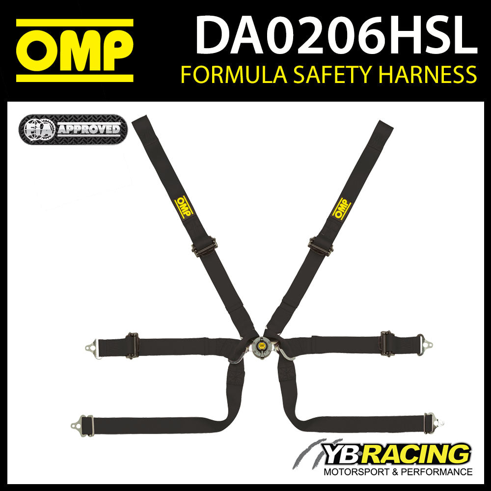 OMP FORMULA HARNESS 0206 HSL FIA for SINGLE SEATER RACING CARS RACE