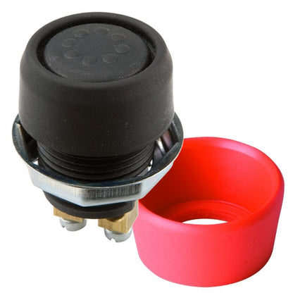 EA/467 OMP RACING WATERPROOF PUSH BUTTON FOR FIRE EXTINGUISHER & RED COVER