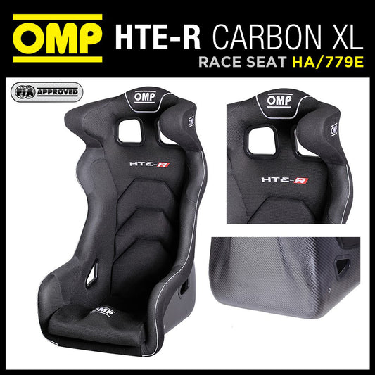 HA/779E OMP HTE-R SEAT CARBON XL EXTRA LARGE CARBON FIBRE RACING BUCKET TYPE
