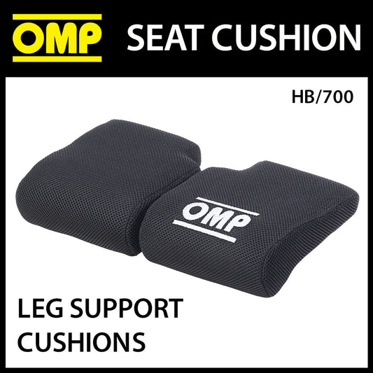HB/700 OMP RACING 2-PIECE FLAT LEG SUPPORT CUSHION FOR RACE & RALLY BUCKET SEATS