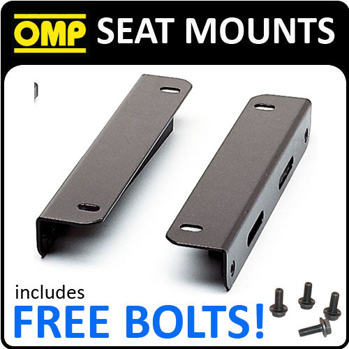HC/660 OMP RACING "L" SHAPED SEAT MOUNT BRACKETS FOR LOWER MOUNT SEAT (TYPE Y)