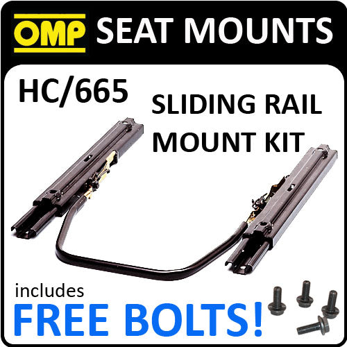HC/665 OMP RACING SLIDING SEAT MOUNT KIT WITH FREE FITTING BOLTS!