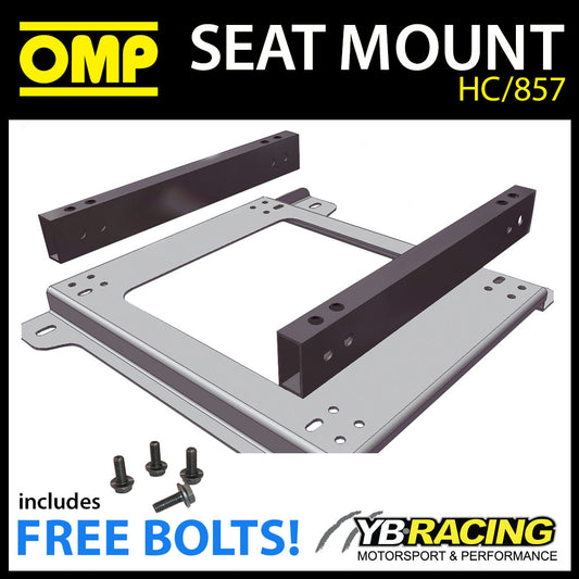 HC/857 OMP SEAT MOUNT HEIGHT SPACER BRACKET +25/50mm INCREASES SEAT HEIGHT