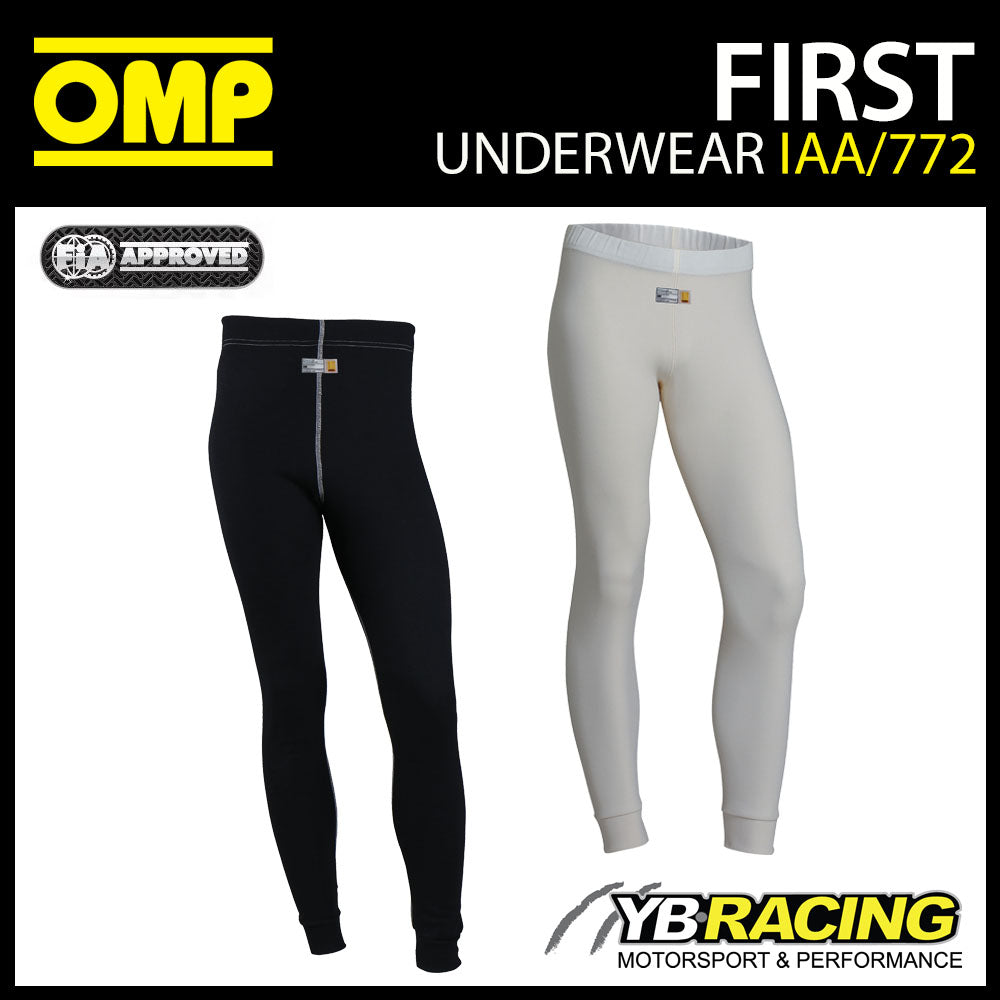 OMP First Pants Fireproof Underwear FIA Approved Motorsport Race Rally Karting