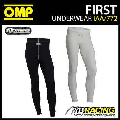 OMP First Pants Fireproof Underwear FIA Approved Motorsport Race Rally Karting