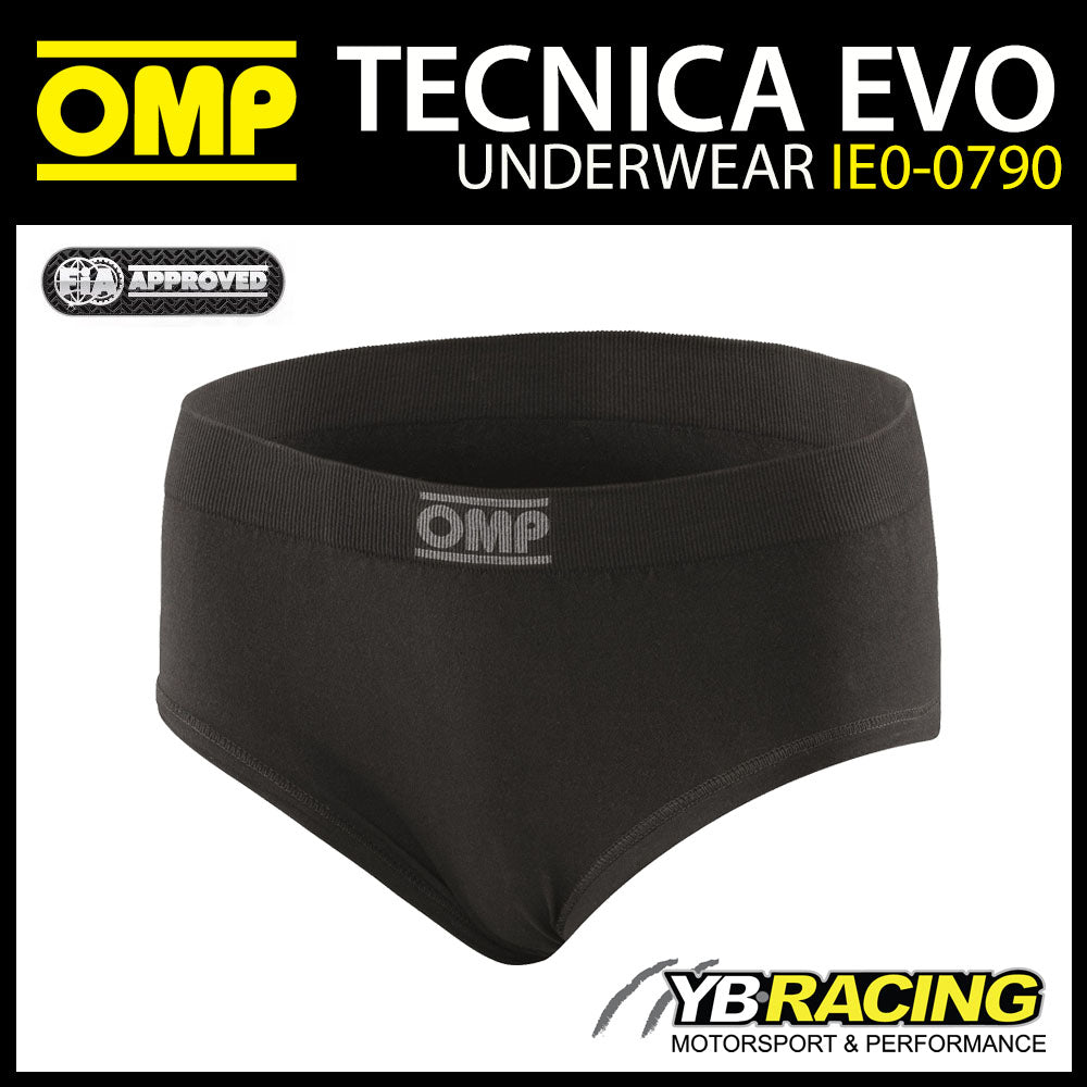 OMP Tecnica Evo Womens Briefs Knickers Fireproof Race Underwear FIA 8856-2018