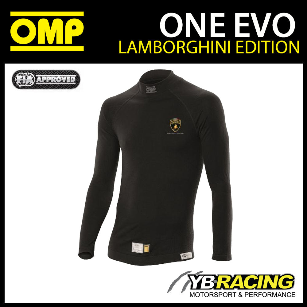 OMP One Evo Top Fireproof Underwear Lamborghini Special Edition FIA 8856-2018