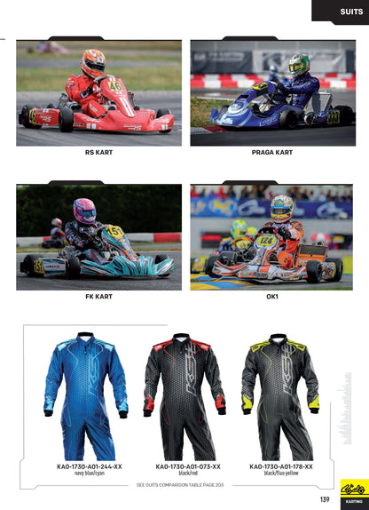 OMP KS3 KS-3 ART Karting Suit Overalls Go-Kart Racing CIK-FIA Level 2 Approved