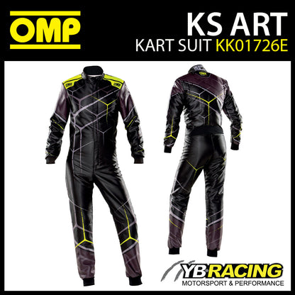 OMP KS Art Kart Suit Latest Design for Karting Go-Kart in Adult Sizes