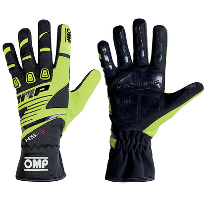 OMP KS-3 KS3 Kart Gloves Latest Design High Grip Karting in all Sizes & Colours!