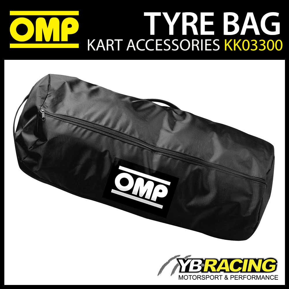 OMP Kart Tyre Storage Accessories & Carry Bag Waterproof! Holds 4 Kart Tyres