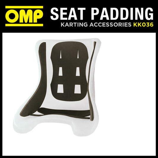 OMP Kart Seat 5 Piece 8mm Foam Padding Kit Pre-Cut Pads for Plastic Kart Seat