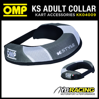 OMP Karting Neck Support Collar KS Style Waterproof In Adult & Children Sizes