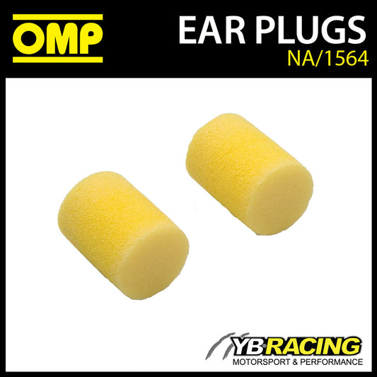 NA/1564 OMP RACING MOTORSPORT FOAM EAR PLUGS IN CASE - USE FOR NOISY MOTORSPORT!