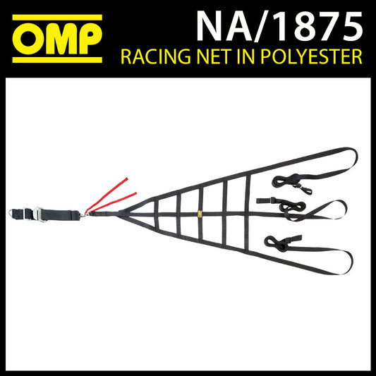 NA/1875 OMP Racing Safety Window Net Quick Release FIA 8863-2013 Approved
