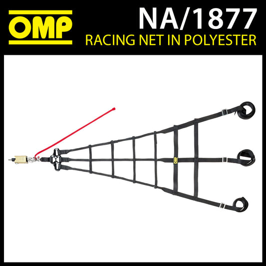 NA/1877 OMP Racing Window Net FIA Professional Top Level Safety Quick Release