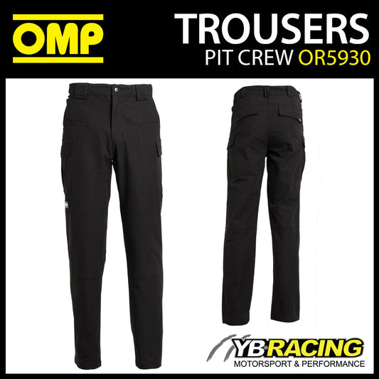 OR5930 OMP Race Mechanic Technical Long Trousers Pitcrew Teamwear Motorsport