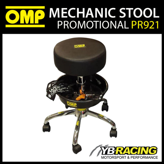 PR921 OMP RACING MECHANIC RACE TEAM PIT STOOL for GARAGE / PITS / MOTORHOME