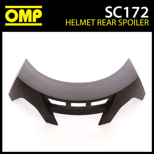 SC172 OMP Rear Black Spoiler Fits OMP SC785E GP8 Evo Helmet & KJ8 SC790E