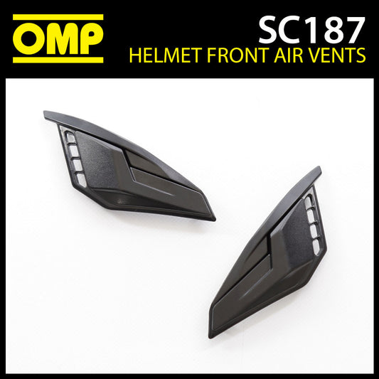 SC187 OMP Front Air Vents Fits SC613 OMP Circuit Evo Helmet Genuine Replacement