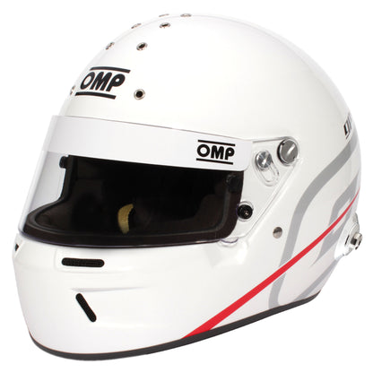 Sale! OMP GP-R FIA Helmet Full Face Karting Race Rally Junior Youth Size 54-55cm