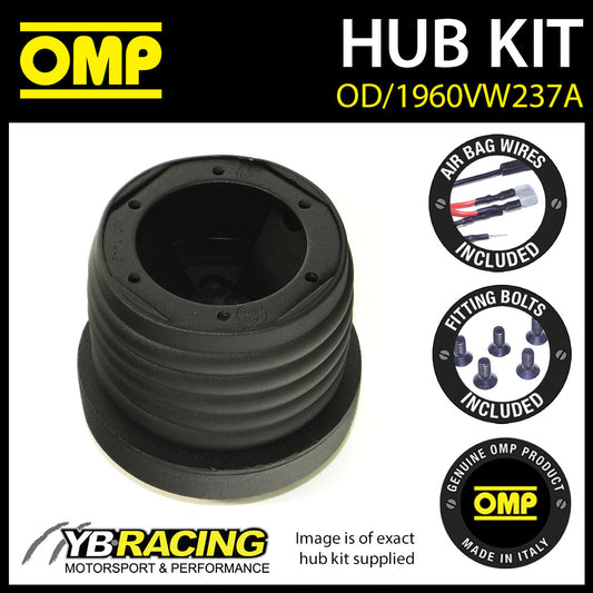 OMP Steering Wheel Hub Boss Kit fits SKODA FABIA MK1 inc VRS 99-07 [OD/1960VW237A]