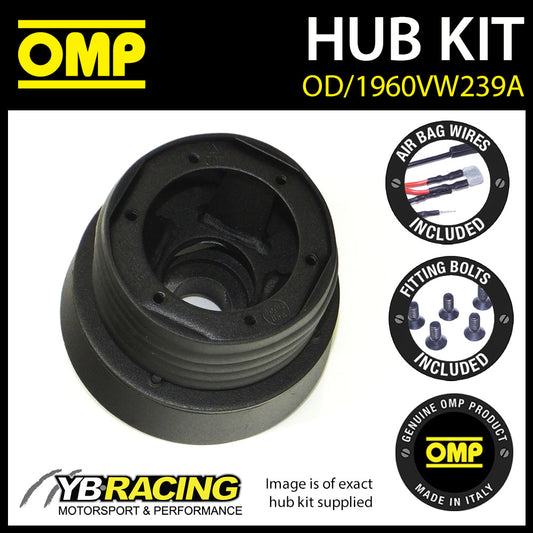 OMP Steering Wheel Hub Boss Kit fits AUDI A3 2005-2013 [OD/1960VW239A]