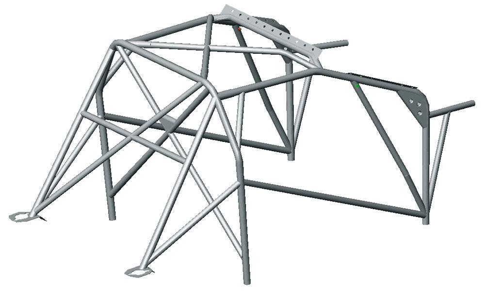 FORD SIERRA 87-93 OMP ROLL CAGE MULTI-POINT CR-MO WELD IN AB/106/66-4A