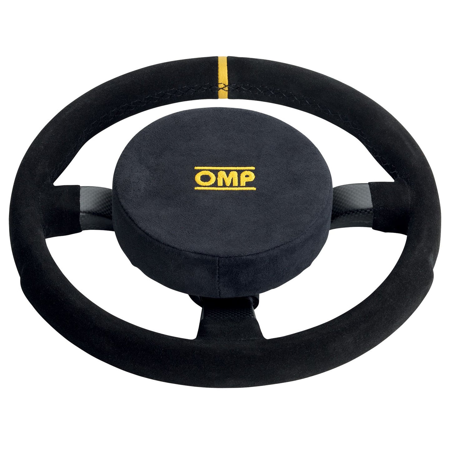 OMP Steering Wheel Protective Pad Suede Leather Fabric 160mm Diameter