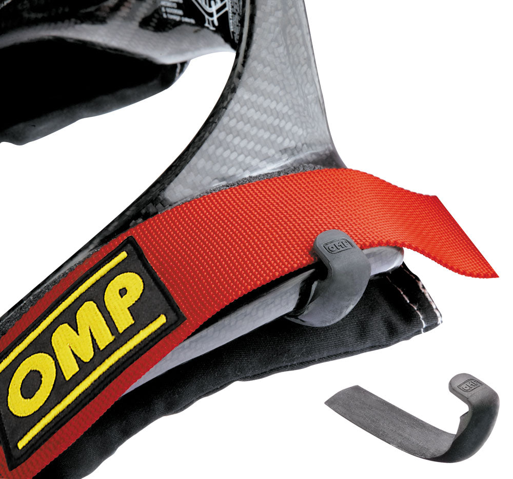 SD20 OMP RACING STAND21 HANS SAFETY DEVICE HELMET STRAP HOLDERS (PAIR)