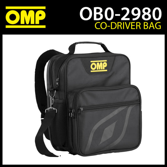 OB0-2980 OMP Co-Driver Plus Bag Rally Navigator Motorsport Kit New Latest Design