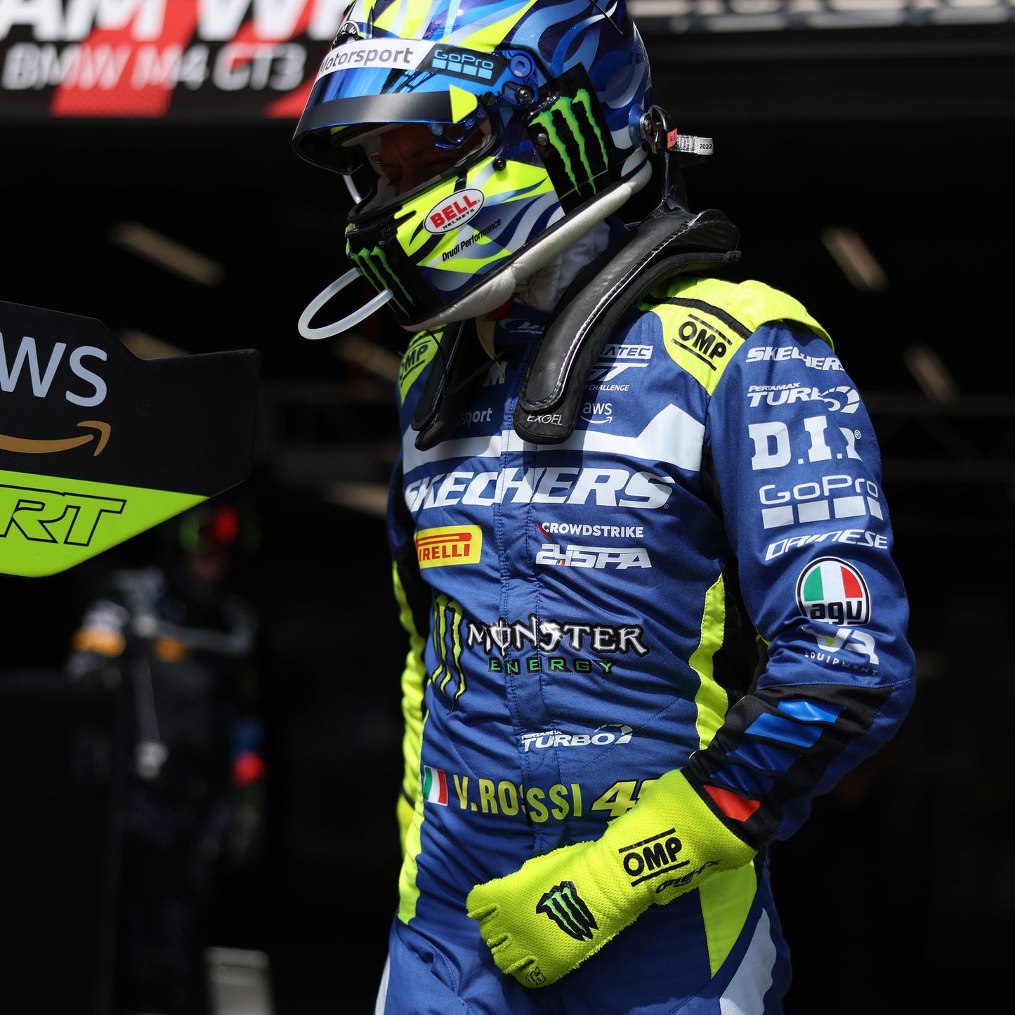 IB0-0773 OMP ONE EVO FX Racing Driver Gloves Fireproof FIA 8856-2018 Race Rally