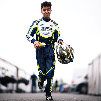 KK0-4011 2026 OMP Karting Padded Elbow Pads Kart Driver Protect Fire Retardent