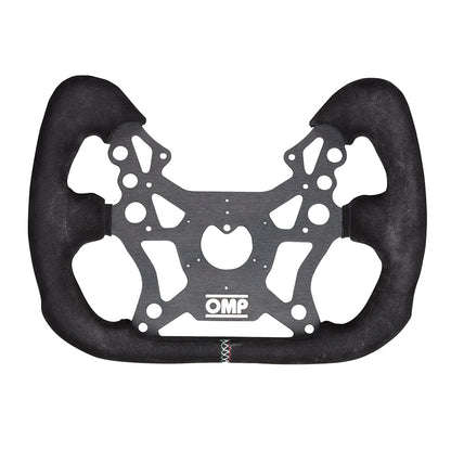 OD/2044/N VOLANT OMP RACING 310 ALU GT ALUMINIUM/SUÈDE pour VOITURE DE COURSE