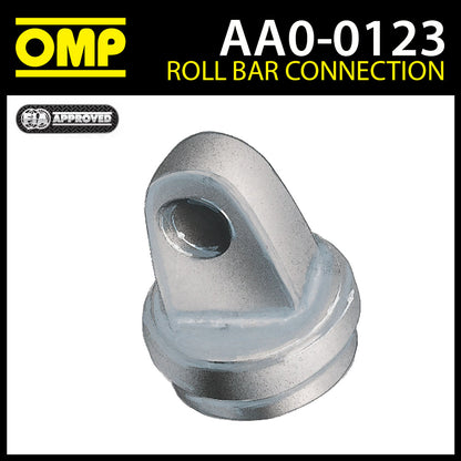 AA/123 OMP Pièce de connexion de renfort d'arceau de sécurité (X1) Approuvé par la FIA Course/Rallye