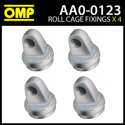 AA0-0123 OMP Roll Cage Door Bar Connection Piece (4-Pack) FIA Spec Race Rally