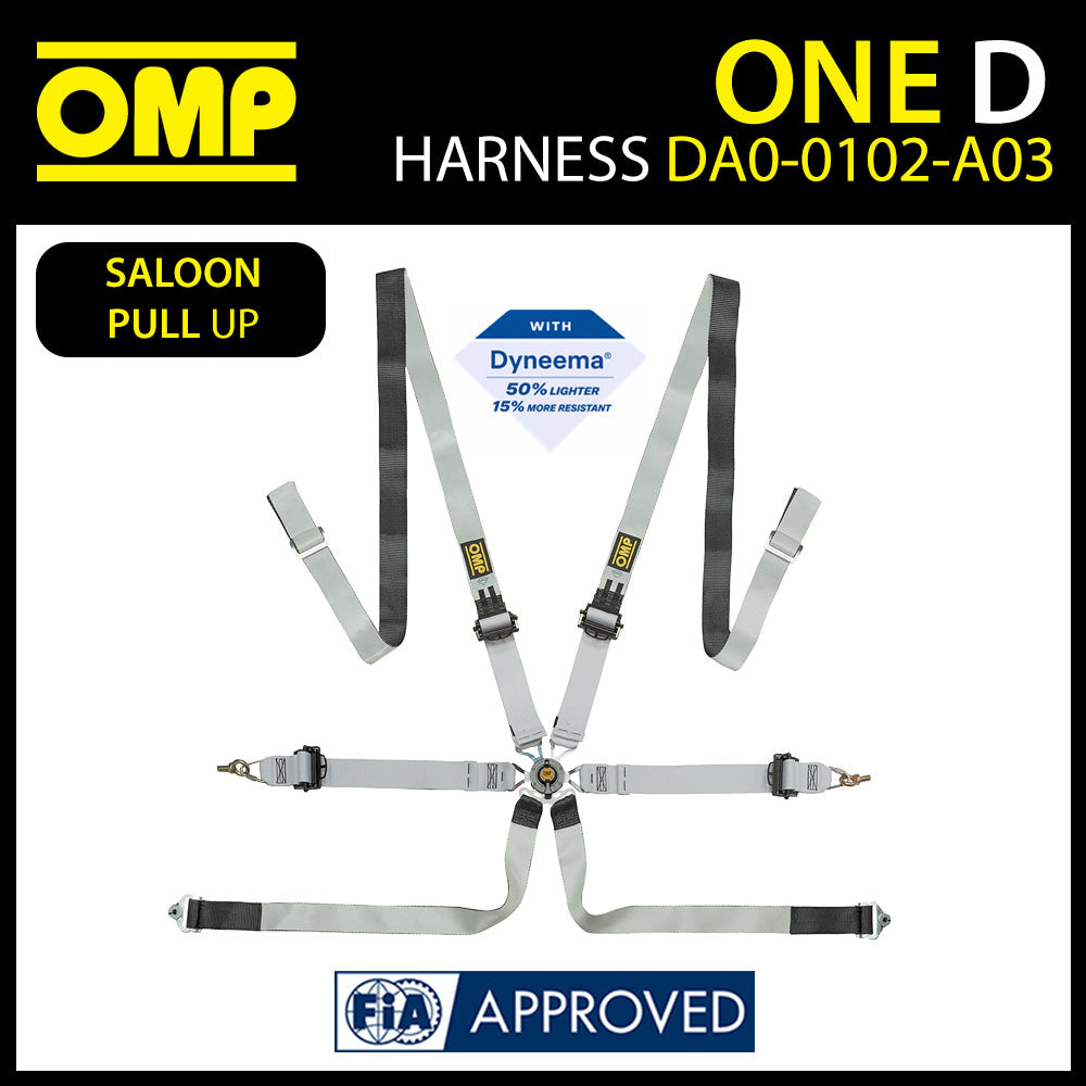 OMP Racing Harness Belts ONE D 2" Saloon Pull Down 6-Point FHR FIA 8853-2016