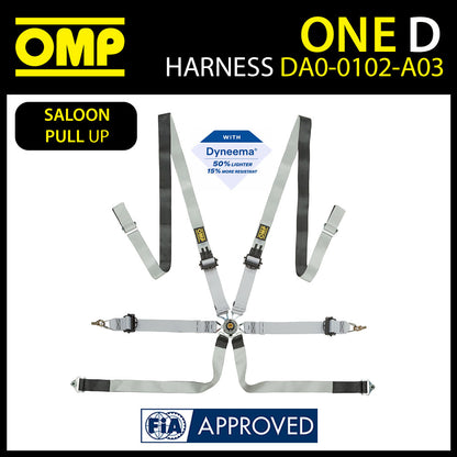 OMP Racing Harness Belts ONE D 2" Saloon Pull Down 6-Point FHR FIA 8853-2016