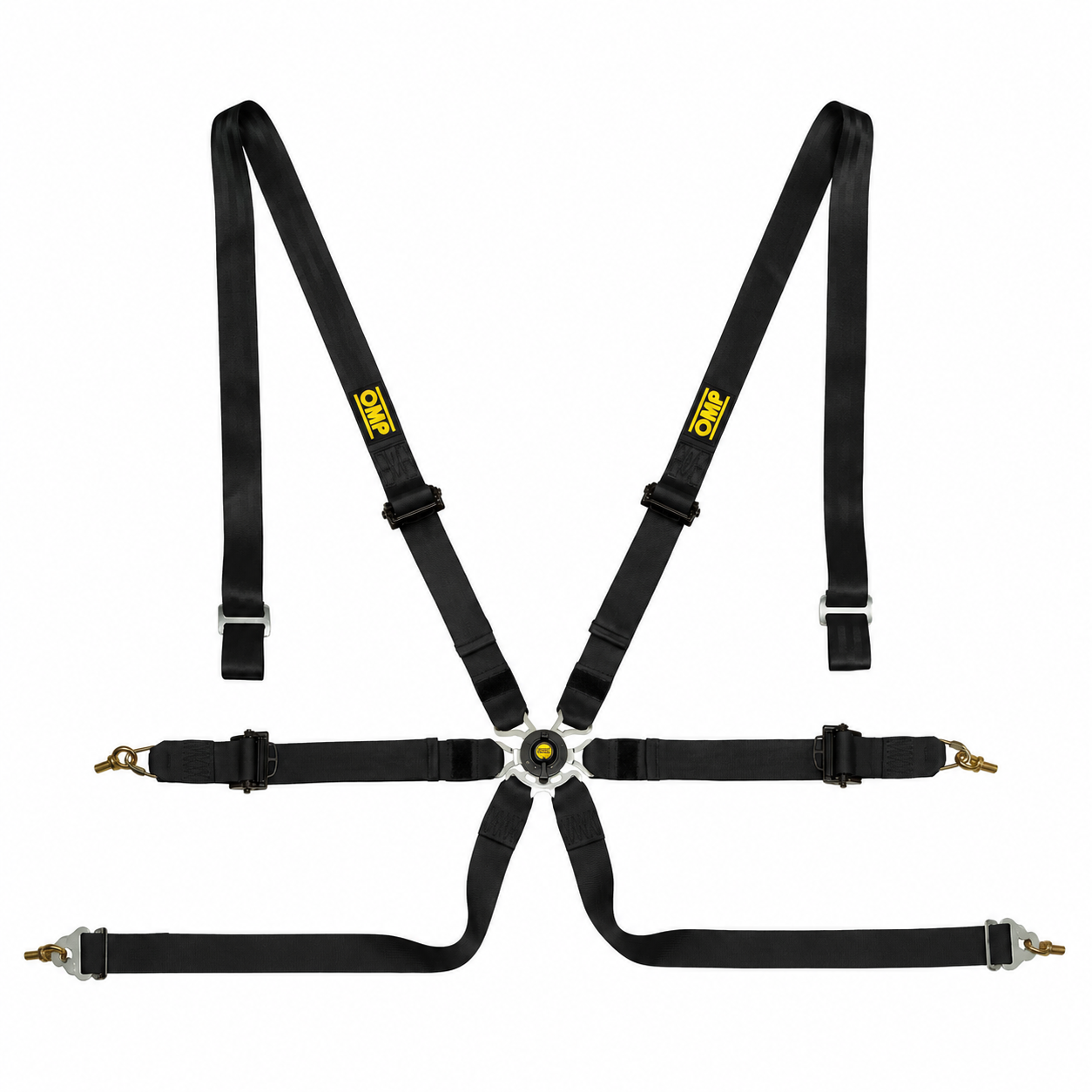 OMP Racing Harness ONE 2" Saloon Pull Down Safety Belts 6-Point FHR FIA 8853