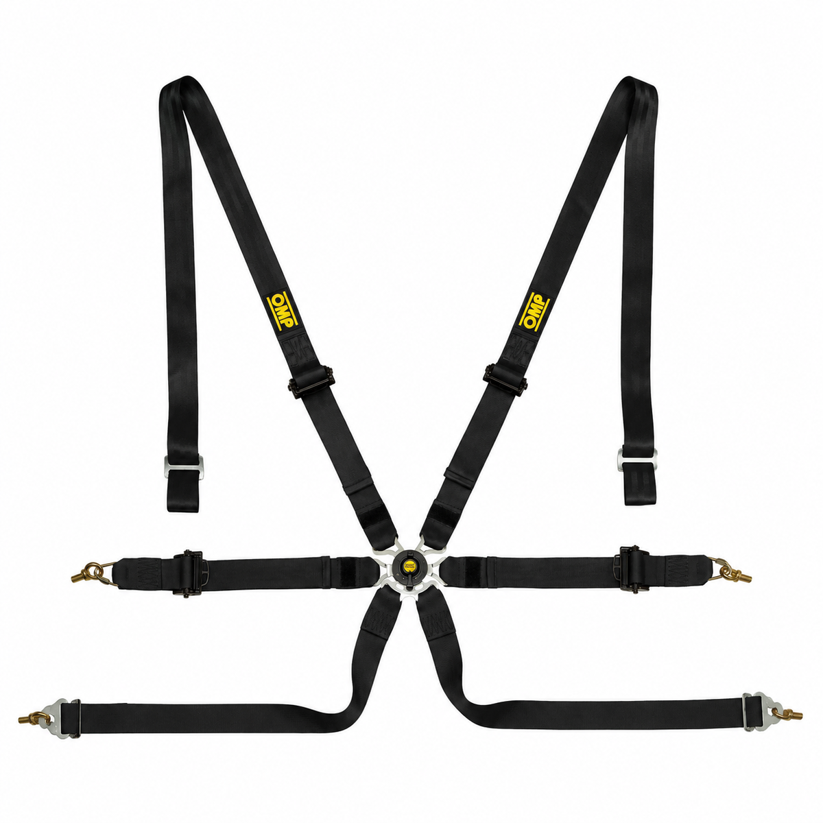 OMP Racing Harness ONE 2" Saloon Pull Down Safety Belts 6-Point FHR FIA 8853