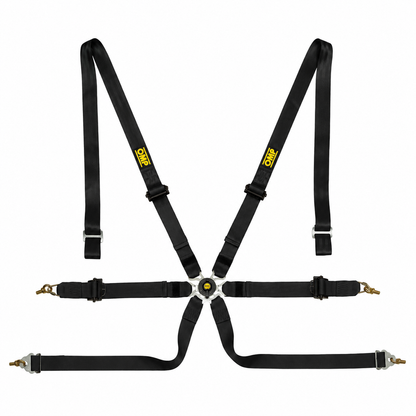 OMP Racing Harness ONE 2" Saloon Pull Down Safety Belts 6-Point FHR FIA 8853