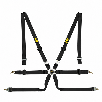 OMP Racing Harness ONE 2" Saloon Pull Down Safety Belts 6-Point FHR FIA 8853